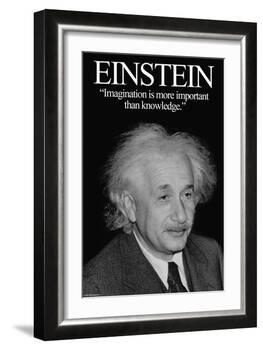 Einstein-Wilbur Pierce-Framed Art Print
