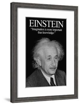 Einstein-Wilbur Pierce-Framed Art Print