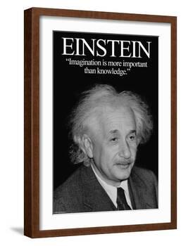 Einstein-Wilbur Pierce-Framed Art Print
