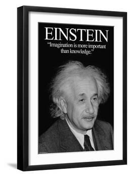 Einstein-Wilbur Pierce-Framed Art Print