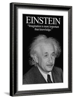 Einstein-Wilbur Pierce-Framed Art Print