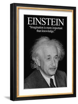 Einstein-Wilbur Pierce-Framed Art Print