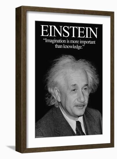 Einstein-Wilbur Pierce-Framed Premium Giclee Print