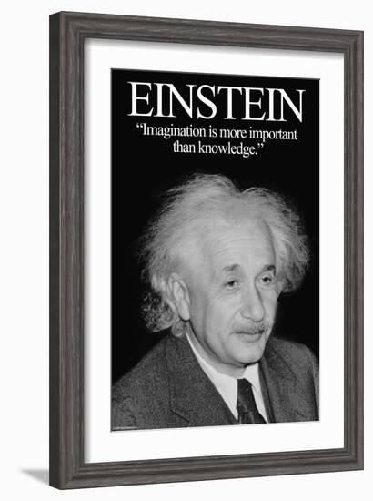 Einstein-Wilbur Pierce-Framed Art Print