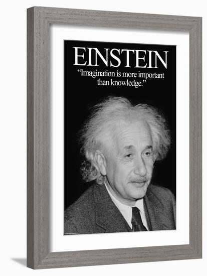 Einstein-Wilbur Pierce-Framed Art Print