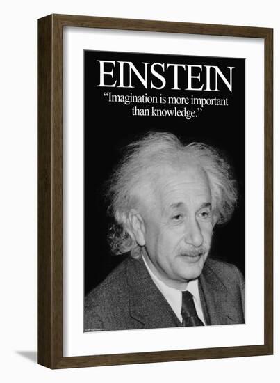 Einstein-Wilbur Pierce-Framed Art Print