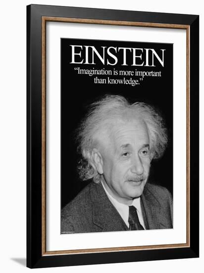 Einstein-Wilbur Pierce-Framed Art Print