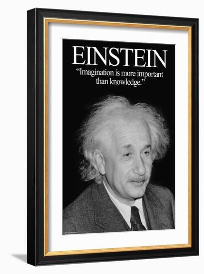 Einstein-Wilbur Pierce-Framed Art Print