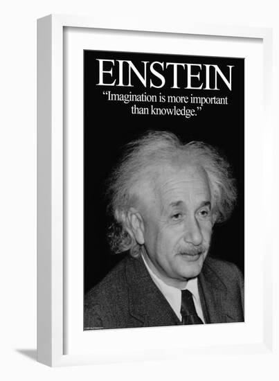 Einstein-Wilbur Pierce-Framed Art Print