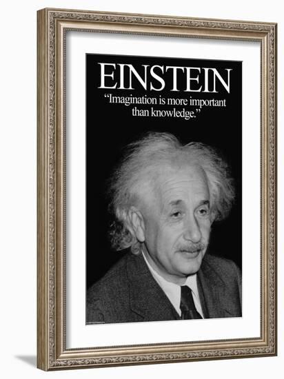 Einstein-Wilbur Pierce-Framed Art Print