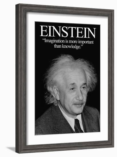 Einstein-Wilbur Pierce-Framed Art Print