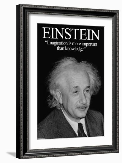 Einstein-Wilbur Pierce-Framed Art Print