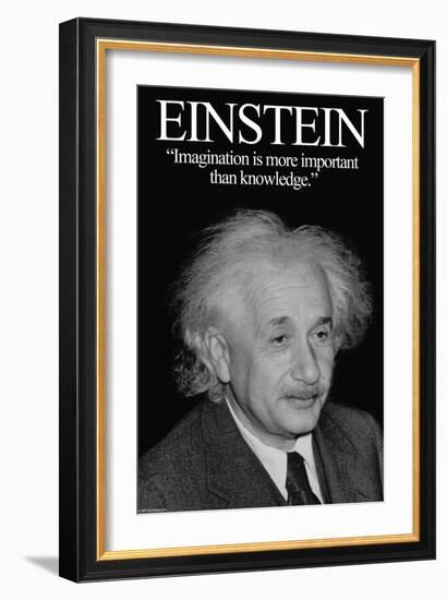 Einstein-Wilbur Pierce-Framed Art Print