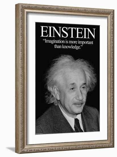 Einstein-Wilbur Pierce-Framed Premium Giclee Print