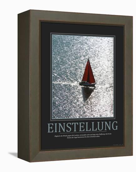 Einstellung (German Translation)-null-Framed Stretched Canvas