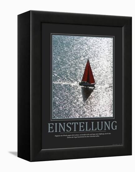 Einstellung (German Translation)-null-Framed Stretched Canvas