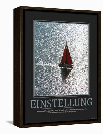 Einstellung (German Translation)-null-Framed Stretched Canvas