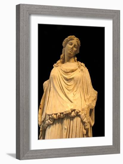 Eirene, the Godess of Peace (Roman Copy from a Greek Origina), 1st H. 1st C Ad-null-Framed Photographic Print