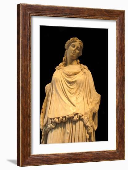 Eirene, the Godess of Peace (Roman Copy from a Greek Origina), 1st H. 1st C Ad-null-Framed Photographic Print