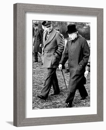 Eisenhower Churchill-null-Framed Photographic Print