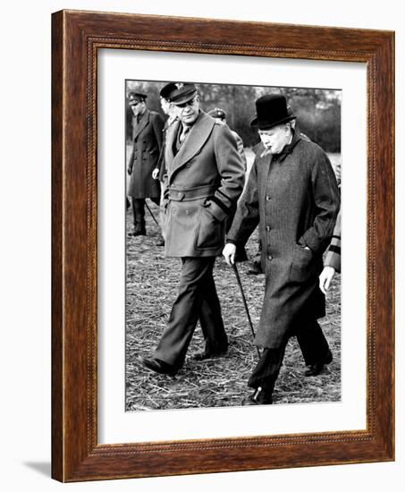 Eisenhower Churchill-null-Framed Photographic Print