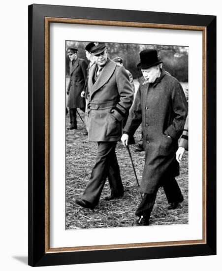 Eisenhower Churchill-null-Framed Photographic Print