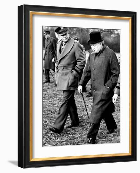 Eisenhower Churchill-null-Framed Photographic Print