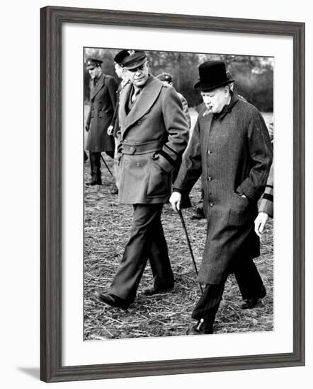 Eisenhower Churchill-null-Framed Photographic Print