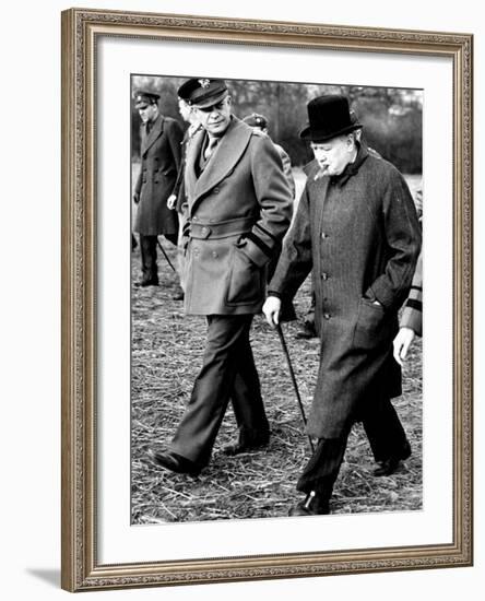 Eisenhower Churchill-null-Framed Photographic Print