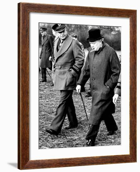 Eisenhower Churchill-null-Framed Photographic Print