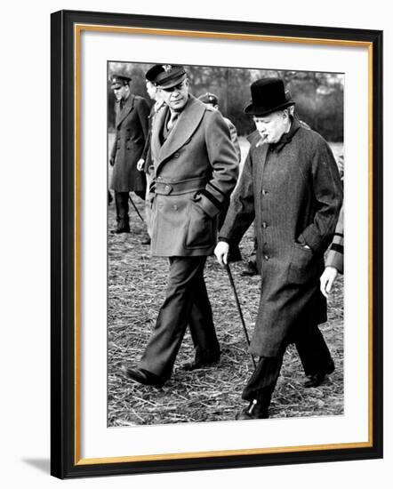 Eisenhower Churchill-null-Framed Photographic Print