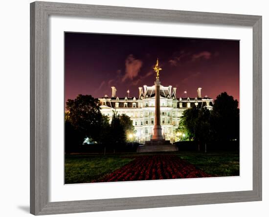 Eisenhower Executive Office Building (Eeob) by Night, West of the White House, Washington D.C, US-Philippe Hugonnard-Framed Photographic Print