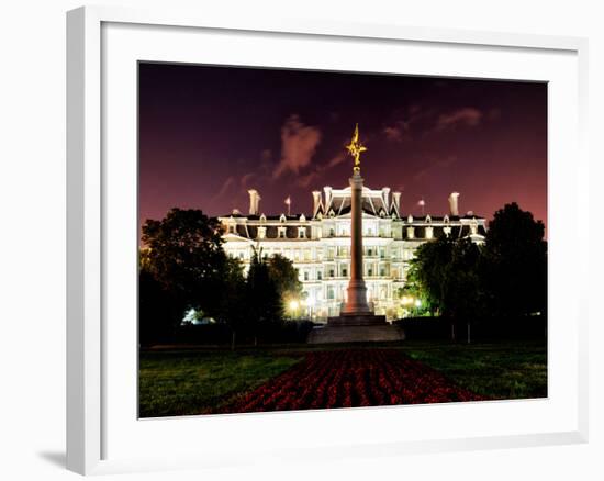 Eisenhower Executive Office Building (Eeob) by Night, West of the White House, Washington D.C, US-Philippe Hugonnard-Framed Photographic Print