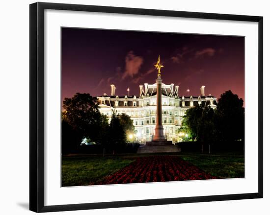 Eisenhower Executive Office Building (Eeob) by Night, West of the White House, Washington D.C, US-Philippe Hugonnard-Framed Photographic Print