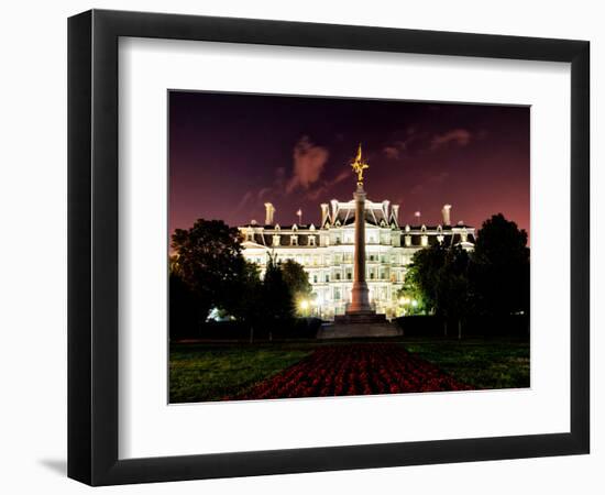 Eisenhower Executive Office Building (Eeob) by Night, West of the White House, Washington D.C, US-Philippe Hugonnard-Framed Photographic Print