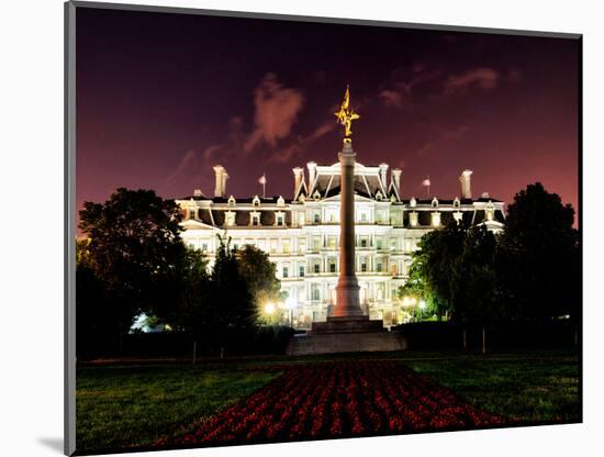 Eisenhower Executive Office Building (Eeob) by Night, West of the White House, Washington D.C, US-Philippe Hugonnard-Mounted Photographic Print