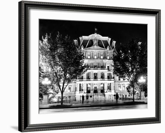 Eisenhower Executive Office Building Entrance (Eeob), West of the White House, Washington D.C-Philippe Hugonnard-Framed Photographic Print