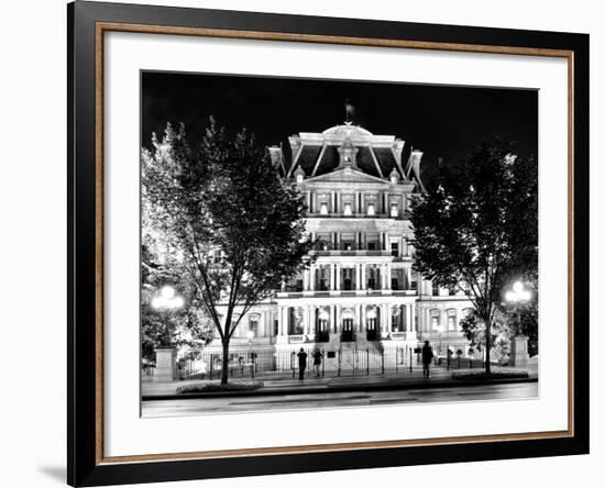 Eisenhower Executive Office Building Entrance (Eeob), West of the White House, Washington D.C-Philippe Hugonnard-Framed Photographic Print