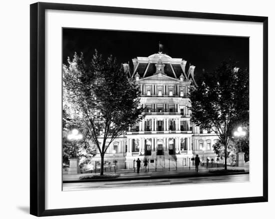 Eisenhower Executive Office Building Entrance (Eeob), West of the White House, Washington D.C-Philippe Hugonnard-Framed Photographic Print