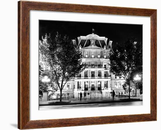 Eisenhower Executive Office Building Entrance (Eeob), West of the White House, Washington D.C-Philippe Hugonnard-Framed Photographic Print