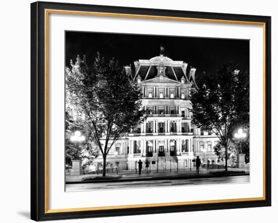 Eisenhower Executive Office Building Entrance (Eeob), West of the White House, Washington D.C-Philippe Hugonnard-Framed Photographic Print