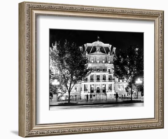 Eisenhower Executive Office Building Entrance (Eeob), West of the White House, Washington D.C-Philippe Hugonnard-Framed Photographic Print