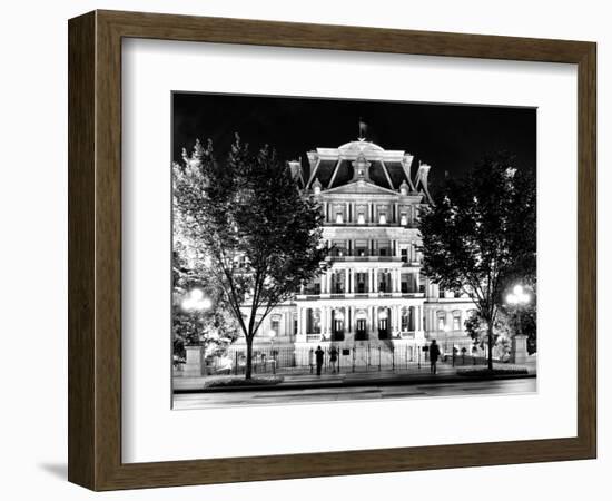 Eisenhower Executive Office Building Entrance (Eeob), West of the White House, Washington D.C-Philippe Hugonnard-Framed Photographic Print