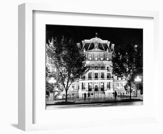 Eisenhower Executive Office Building Entrance (Eeob), West of the White House, Washington D.C-Philippe Hugonnard-Framed Photographic Print