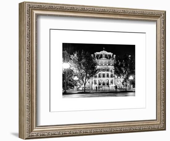 Eisenhower Executive Office Building Entrance (Eeob), West of the White House, Washington D.C-Philippe Hugonnard-Framed Art Print