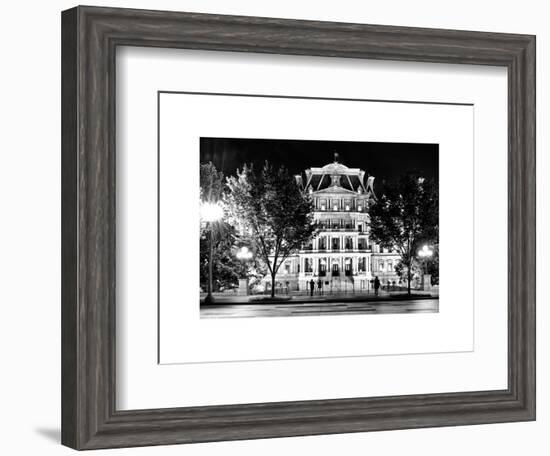 Eisenhower Executive Office Building Entrance (Eeob), West of the White House, Washington D.C-Philippe Hugonnard-Framed Art Print