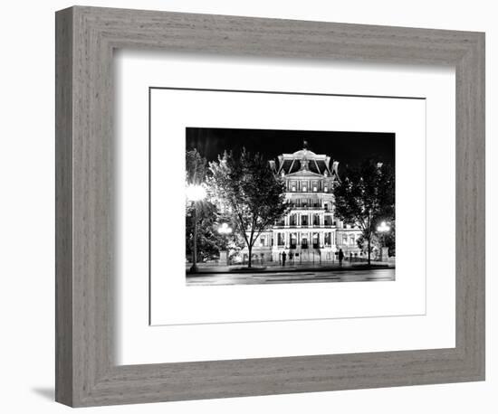 Eisenhower Executive Office Building Entrance (Eeob), West of the White House, Washington D.C-Philippe Hugonnard-Framed Art Print