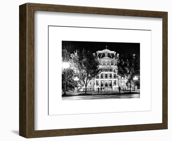 Eisenhower Executive Office Building Entrance (Eeob), West of the White House, Washington D.C-Philippe Hugonnard-Framed Art Print