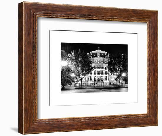 Eisenhower Executive Office Building Entrance (Eeob), West of the White House, Washington D.C-Philippe Hugonnard-Framed Art Print