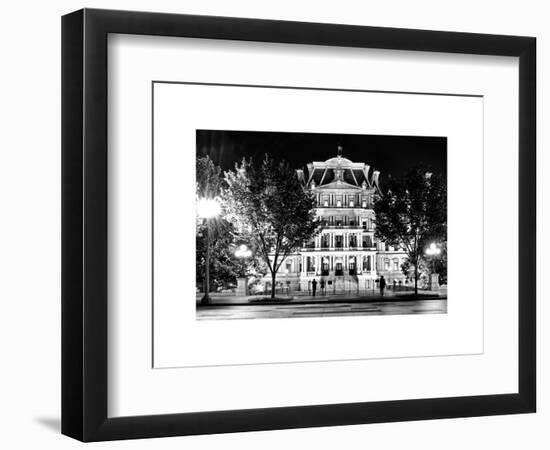 Eisenhower Executive Office Building Entrance (Eeob), West of the White House, Washington D.C-Philippe Hugonnard-Framed Art Print